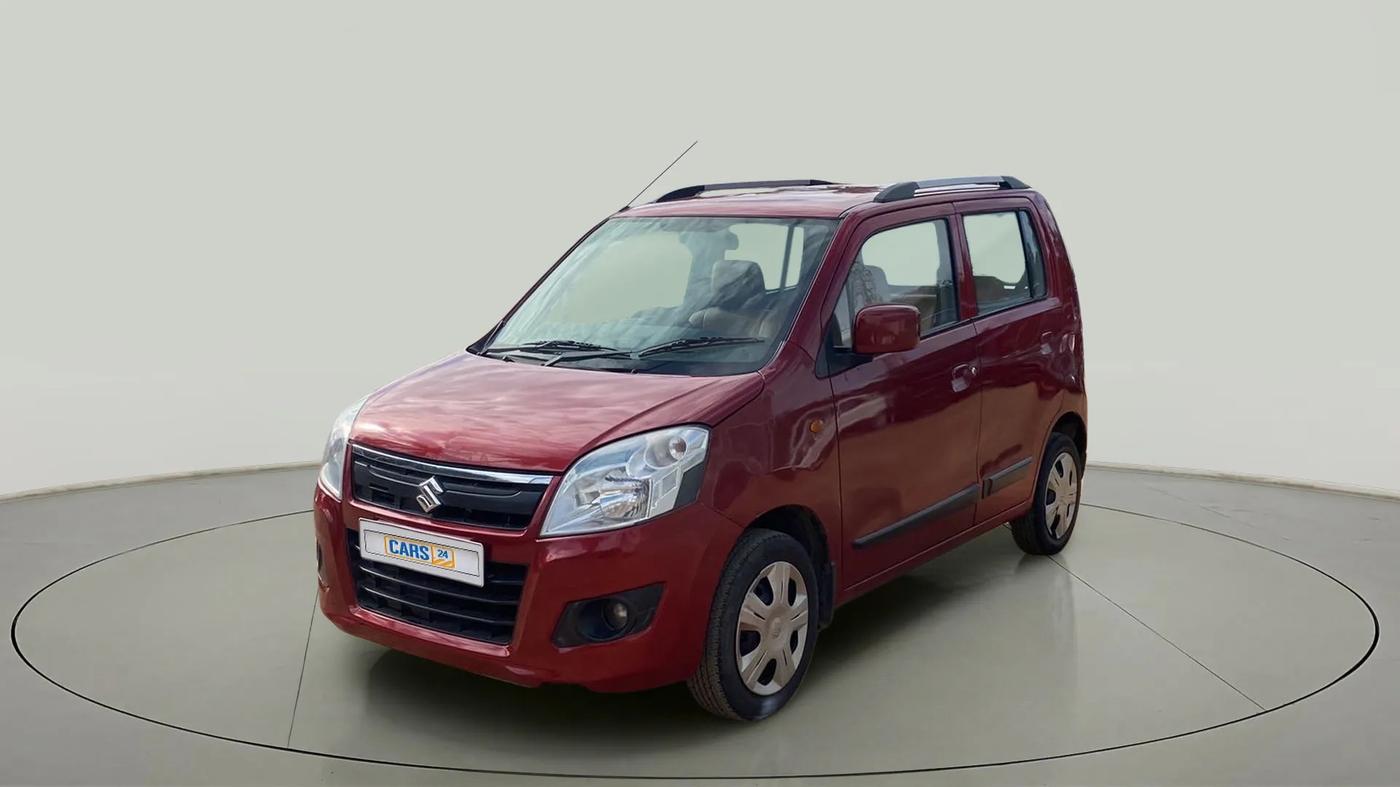 2013 Maruti Wagon R 1.0 VXI, Petrol, Manual, 90,334 km, Left Front Diagonal