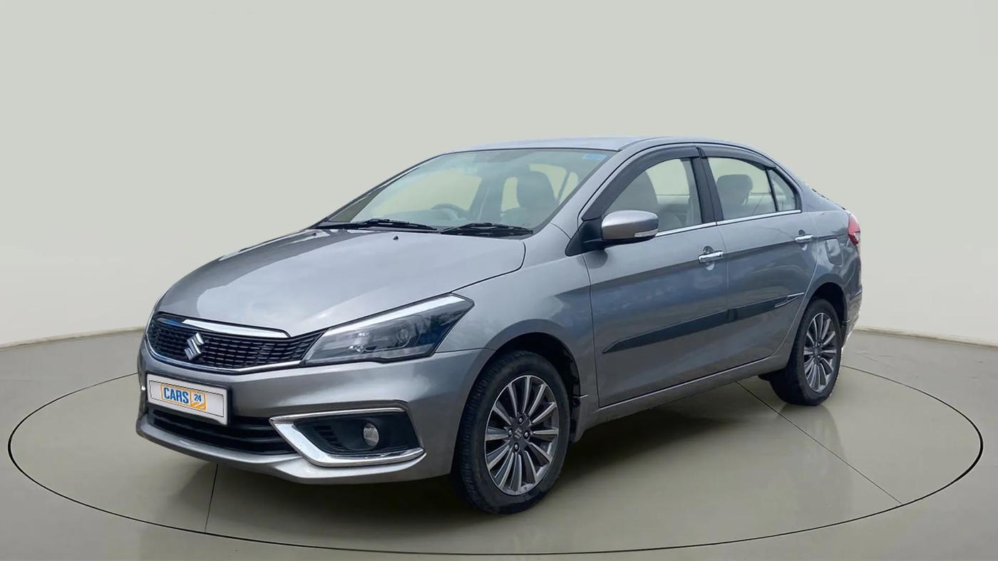 2021 Maruti Ciaz ALPHA 1.5 SHVS PETROL, Petrol, Manual, 28,736 km, Left Front Diagonal