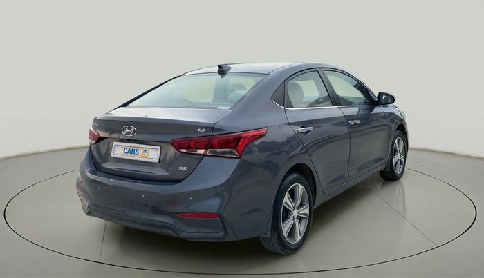 2018 Hyundai Verna 1.6 VTVT SX (O) AT, Petrol, Automatic, 96,729 km, Right Back Diagonal