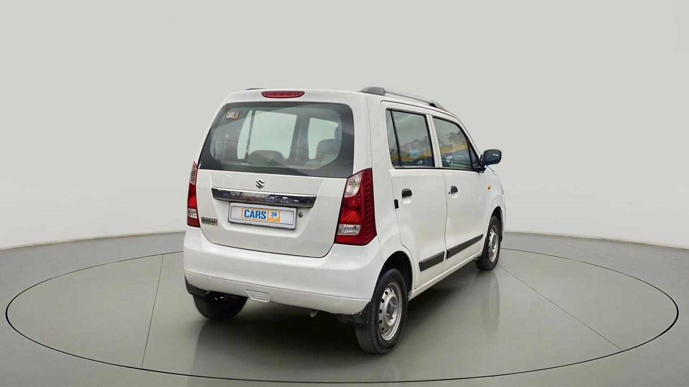 2018 Maruti Wagon R 1.0 LXI CNG, CNG, Manual, 43,895 km, Right Back Diagonal