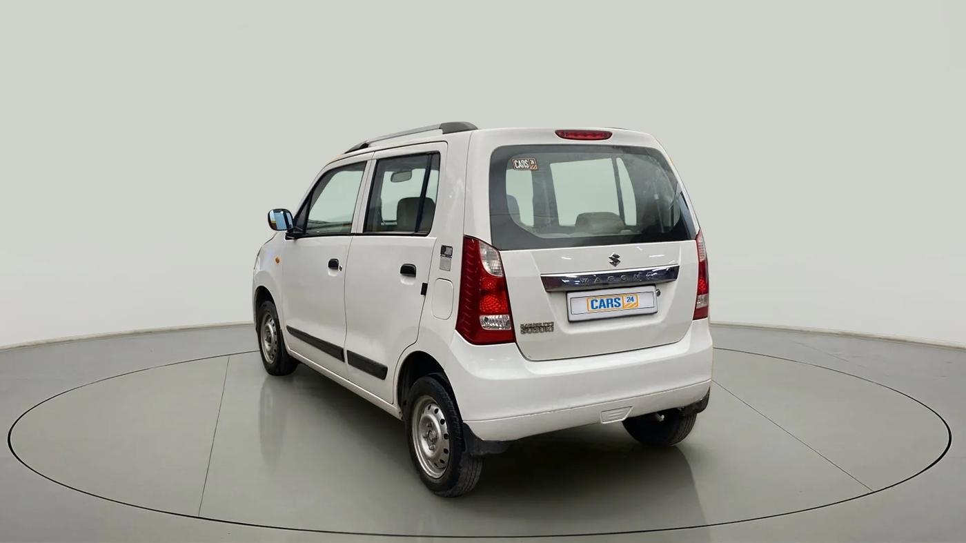 2018 Maruti Wagon R 1.0 LXI CNG, CNG, Manual, 43,895 km, Left Back Diagonal