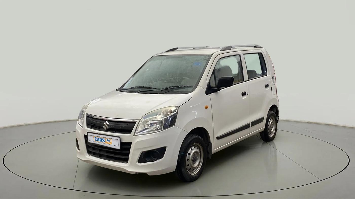 2018 Maruti Wagon R 1.0 LXI CNG, CNG, Manual, 43,895 km, Left Front Diagonal