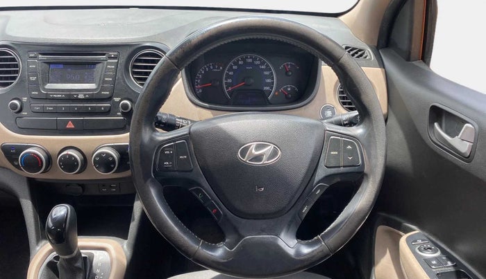 2015 Hyundai Grand i10 ASTA AT 1.2 KAPPA VTVT, Petrol, Automatic, 72,162 km, Steering Wheel Close Up