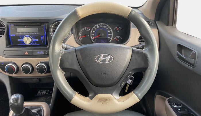 2014 Hyundai Grand i10 MAGNA 1.2 KAPPA VTVT, Petrol, Manual, 32,107 km, Steering Wheel Close Up