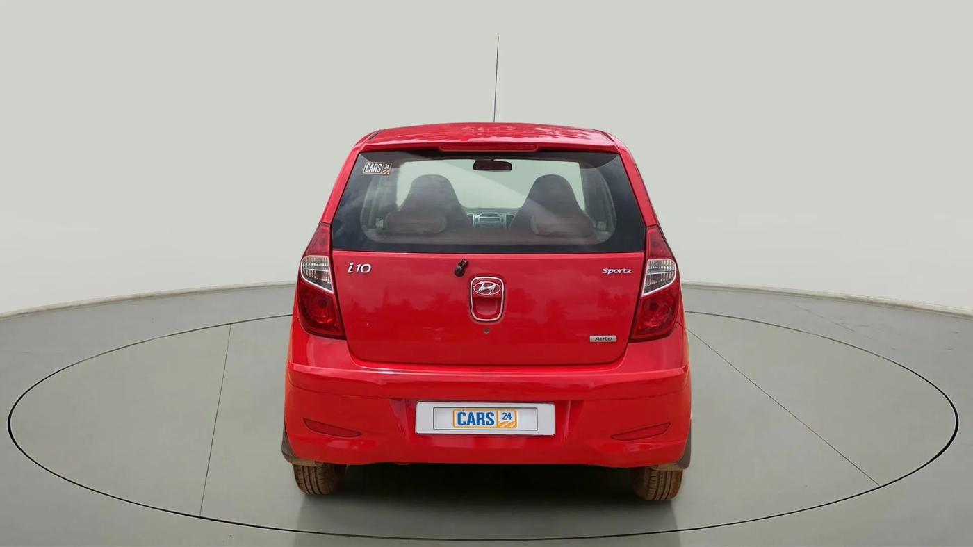 2013 Hyundai i10 SPORTZ 1.2 AT, Petrol, Automatic, 79,084 km, Back/Rear