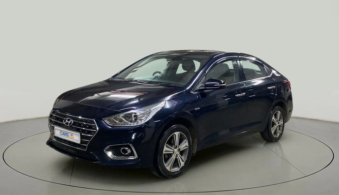 2019 Hyundai Verna 1.6 VTVT SX + AT, Petrol, Automatic, 46,976 km, Left Front Diagonal