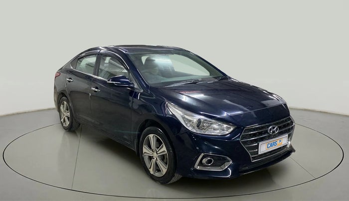 2019 Hyundai Verna 1.6 VTVT SX + AT, Petrol, Automatic, 46,976 km, Right Front Diagonal