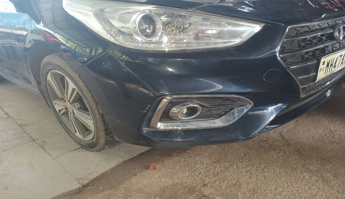 2019 Hyundai Verna 1.6 VTVT SX + AT, Petrol, Automatic, 46,976 km, Front bumper - Minor scratches