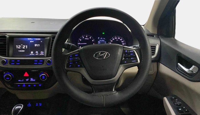 2019 Hyundai Verna 1.6 VTVT SX + AT, Petrol, Automatic, 46,976 km, Steering Wheel Close Up