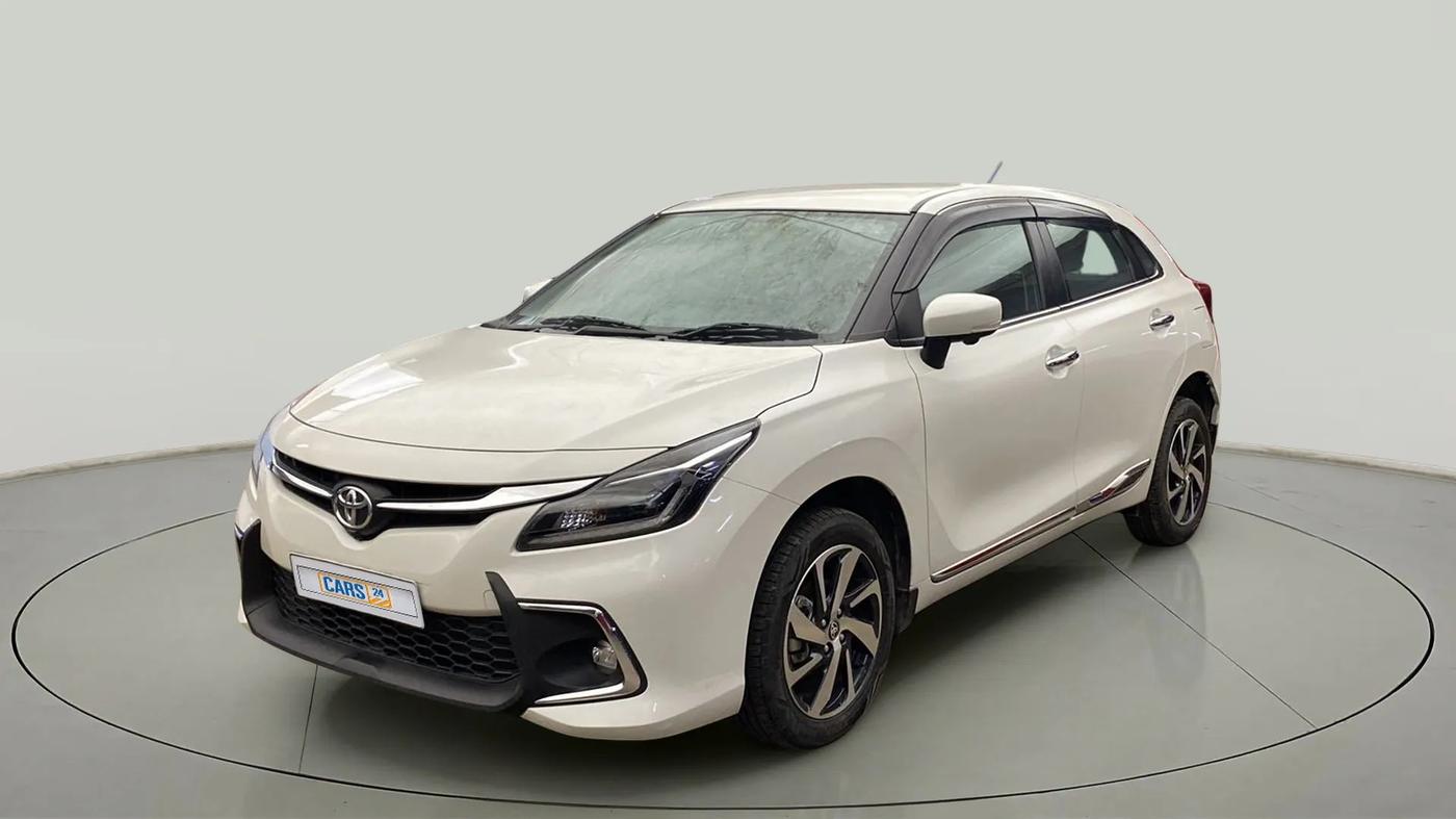 2023 Toyota Glanza V, Petrol, Manual, 3,624 km, Left Front Diagonal