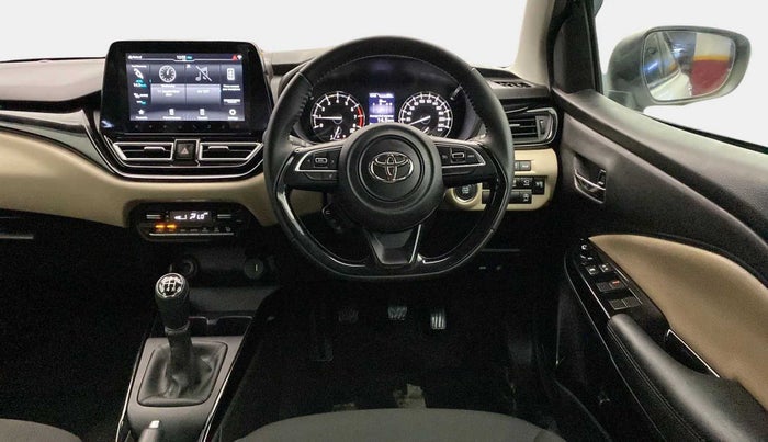 2023 Toyota Glanza V, Petrol, Manual, 3,624 km, Steering Wheel Close Up