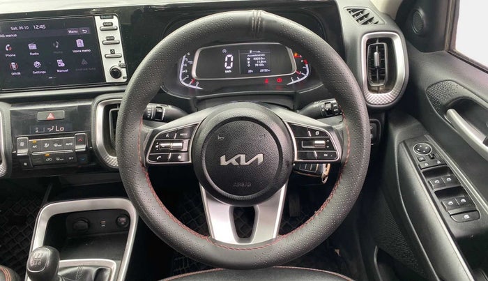 2023 KIA SONET HTK PLUS 1.2, Petrol, Manual, 25,714 km, Steering Wheel Close Up