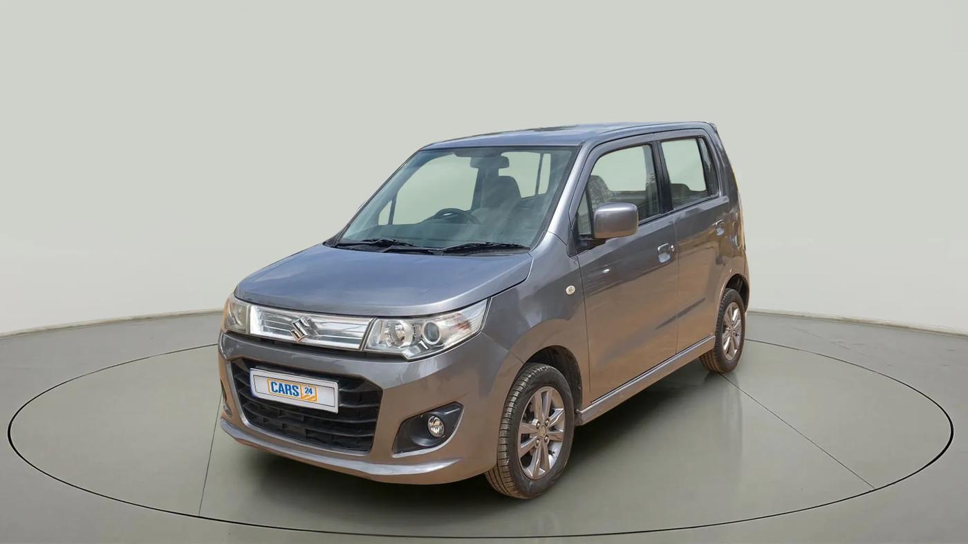 2017 Maruti Wagon R 1.0 VXI+, Petrol, Manual, 73,427 km, Left Front Diagonal