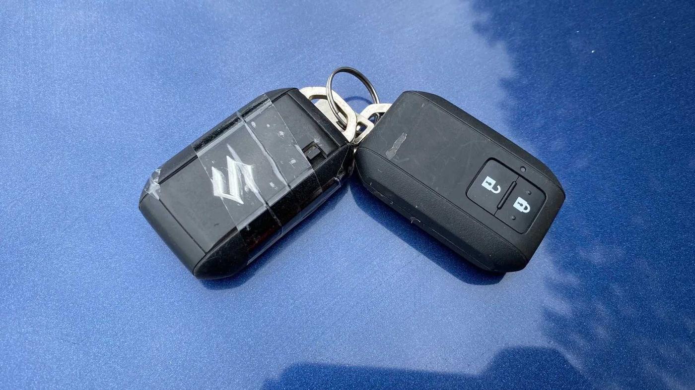 2020 Maruti Baleno ZETA CVT PETROL 1.2, Petrol, Automatic, 31,089 km, Key Close Up