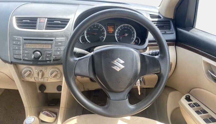 2013 Maruti Swift Dzire VXI, Petrol, Manual, 35,720 km, Steering Wheel Close Up