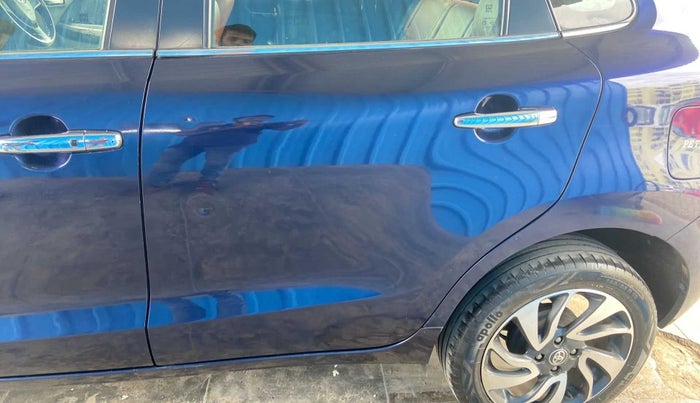 2019 Toyota Glanza V, Petrol, Manual, 93,140 km, Rear left door - Slightly dented