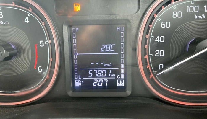 2018 Maruti Vitara Brezza ZDI, Diesel, Manual, 57,887 km, Odometer Image
