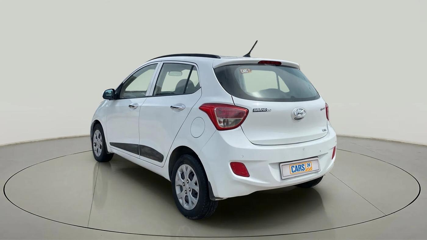 2014 Hyundai Grand i10 SPORTZ 1.2 KAPPA VTVT, Petrol, Manual, 81,723 km, Left Back Diagonal