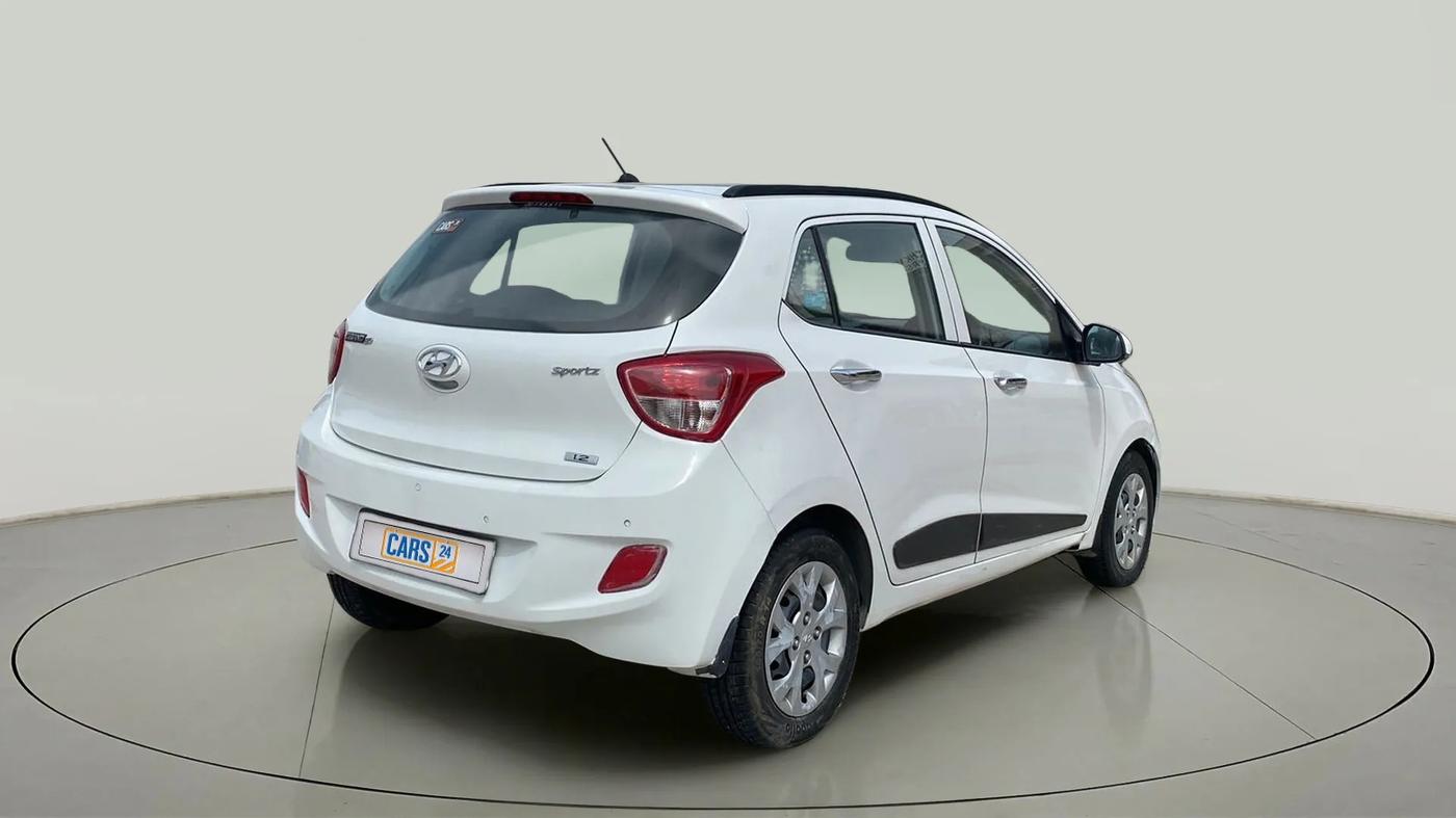 2014 Hyundai Grand i10 SPORTZ 1.2 KAPPA VTVT, Petrol, Manual, 81,723 km, Right Back Diagonal