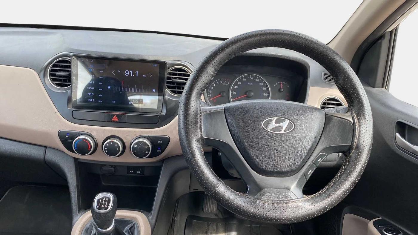 2014 Hyundai Grand i10 SPORTZ 1.2 KAPPA VTVT, Petrol, Manual, 81,723 km, Steering Wheel Close Up