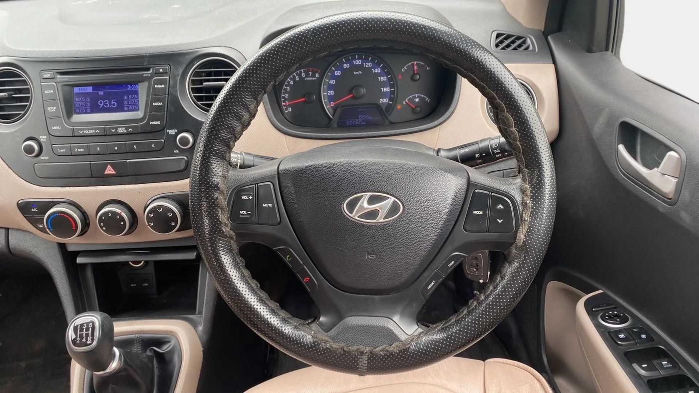 2014 Hyundai Xcent S 1.2, Petrol, Manual, 60,049 km, Steering Wheel Close Up