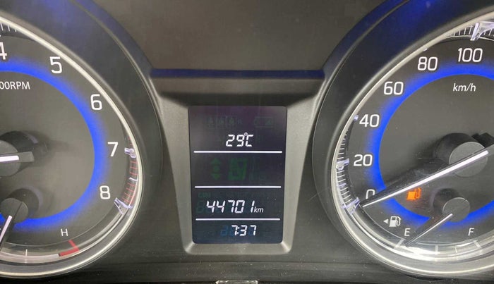 2017 Maruti Baleno DELTA PETROL 1.2, Petrol, Manual, 44,678 km, Odometer Image