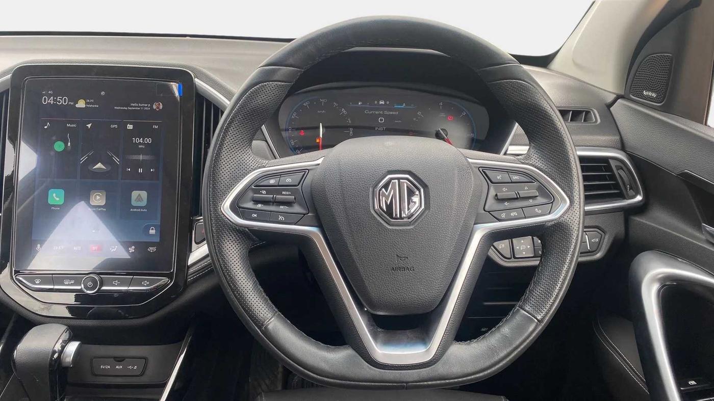 2019 MG HECTOR SHARP 1.5 DCT PETROL, Petrol, Automatic, 29,272 km, Steering Wheel Close Up