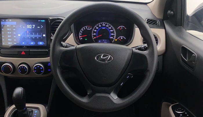 2018 Hyundai Grand i10 MAGNA AT 1.2 KAPPA VTVT, Petrol, Automatic, 15,767 km, Steering Wheel Close Up