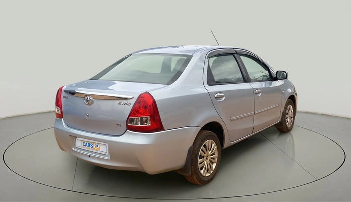 2012 Toyota Etios G, Petrol, Manual, 92,472 km, Right Back Diagonal