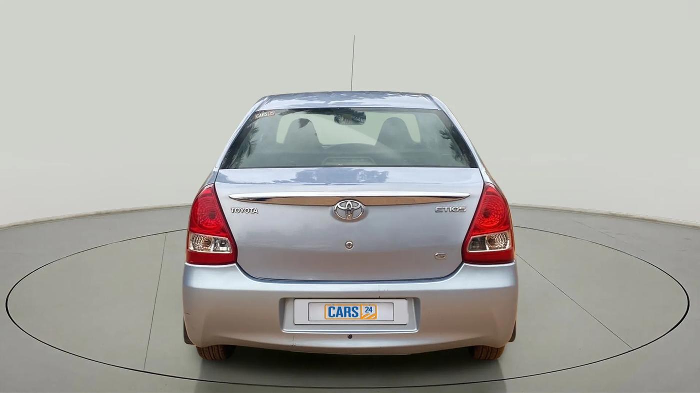2012 Toyota Etios G, Petrol, Manual, 92,472 km, Back/Rear