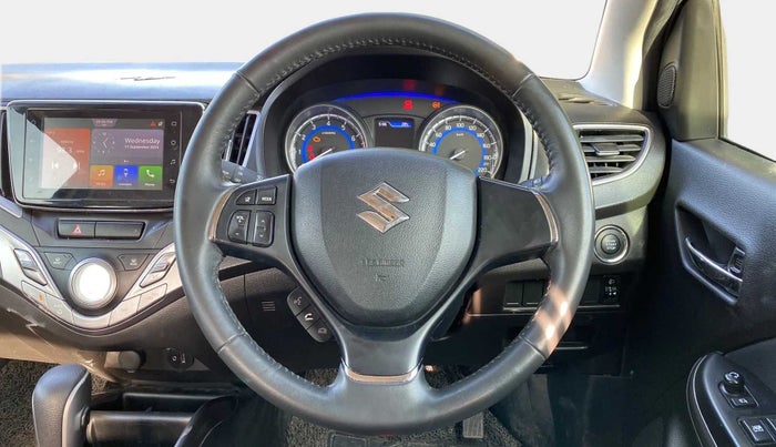 2021 Maruti Baleno ALPHA CVT PETROL 1.2, Petrol, Automatic, 48,428 km, Steering Wheel Close Up