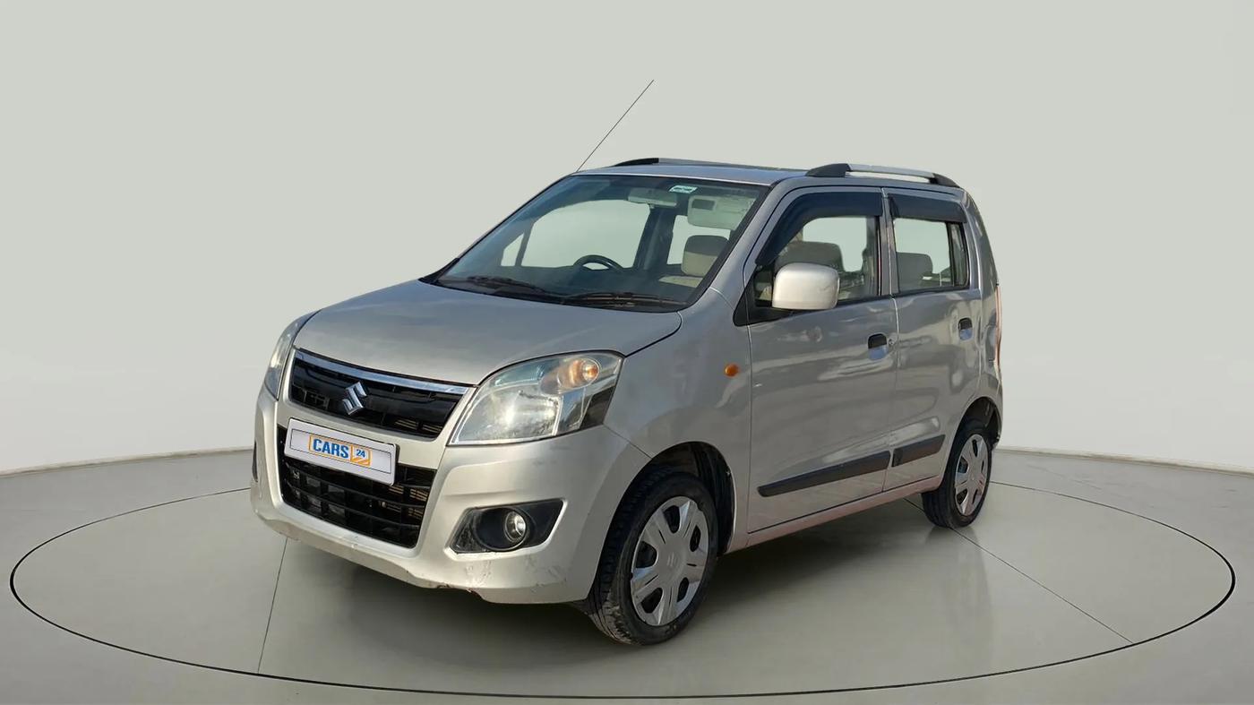 2017 Maruti Wagon R 1.0 VXI, Petrol, Manual, 75,506 km, Left Front Diagonal