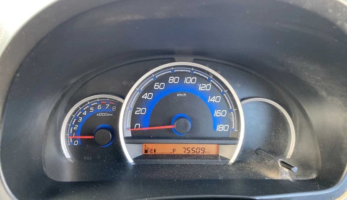 2017 Maruti Wagon R 1.0 VXI, Petrol, Manual, 75,506 km, Odometer Image