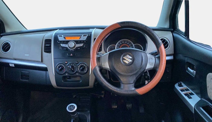 2013 Maruti Wagon R 1.0 VXI, Petrol, Manual, 54,114 km, Steering Wheel Close Up