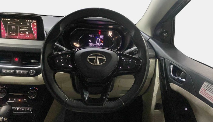 2021 Tata NEXON XZA PLUS (O) PETROL, Petrol, Automatic, 23,905 km, Steering Wheel Close Up