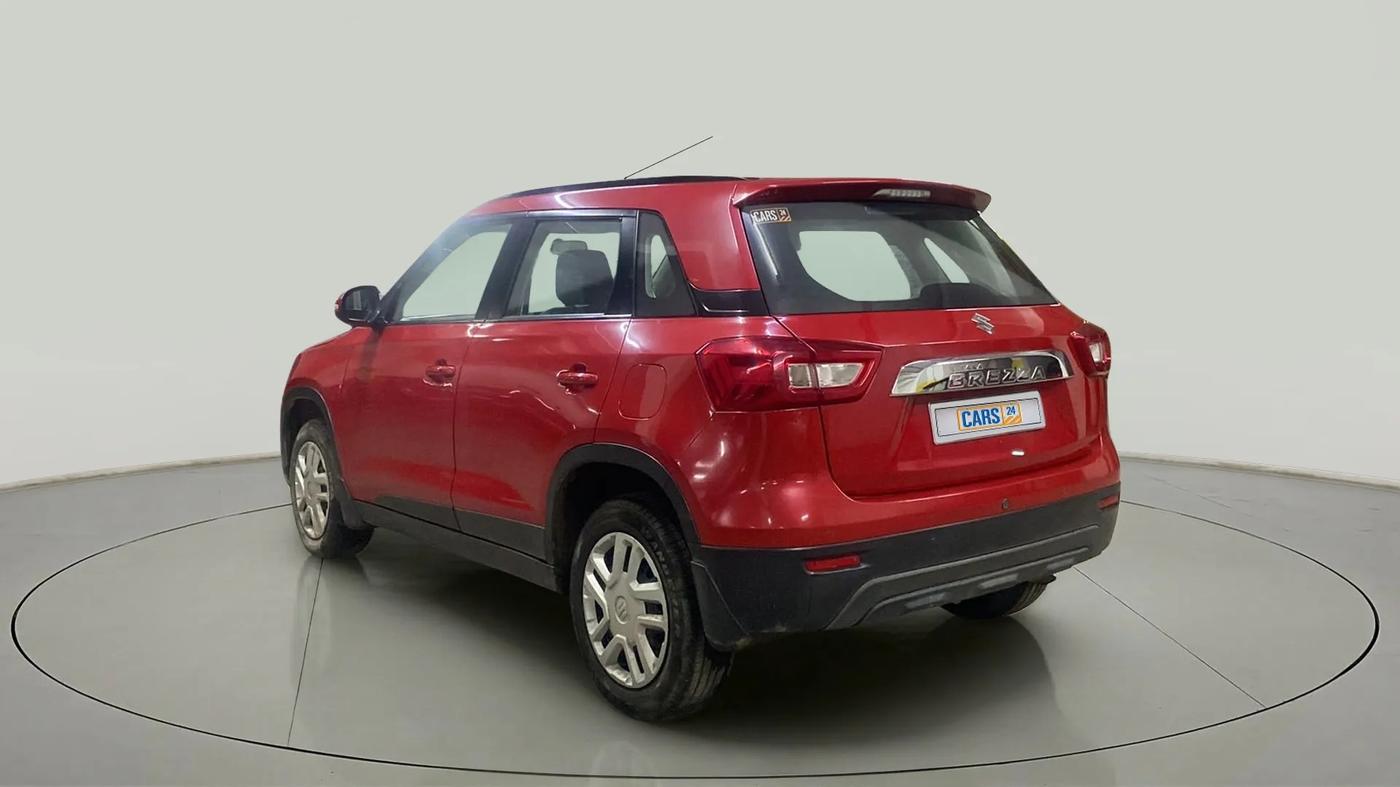 2022 Maruti Vitara Brezza VXI AT SHVS, Petrol, Automatic, 9,370 km, Left Back Diagonal