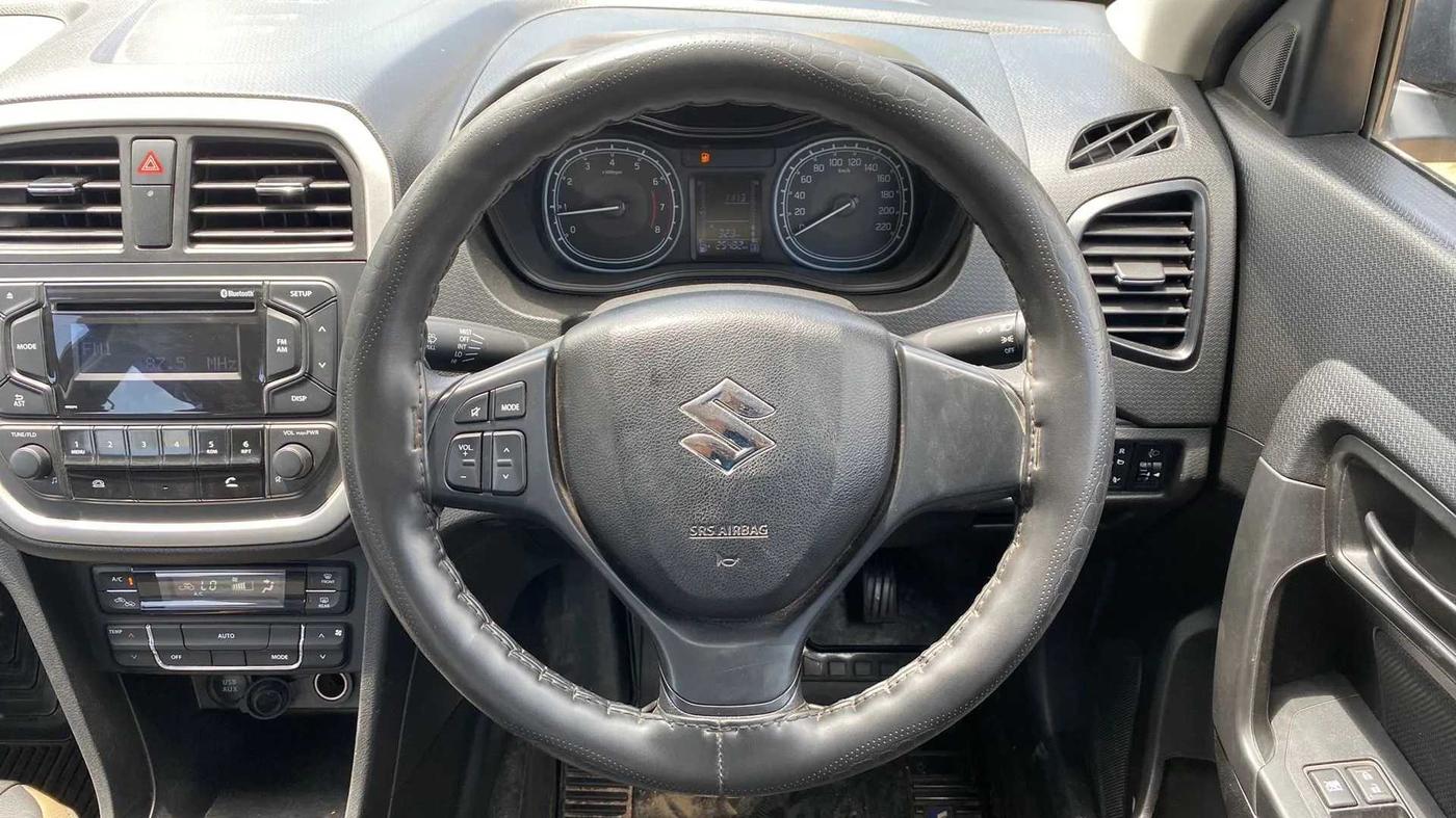 2021 Maruti Vitara Brezza VXI, Petrol, Manual, 25,449 km, Steering Wheel Close Up