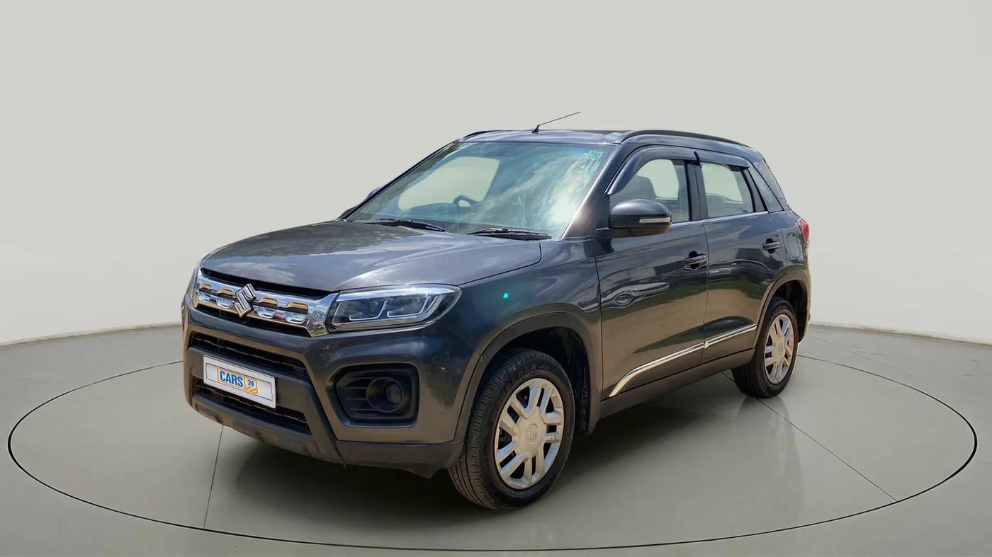 2021 Maruti Vitara Brezza VXI, Petrol, Manual, 25,449 km, Left Front Diagonal