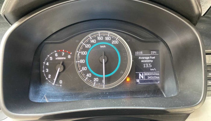 2018 Maruti IGNIS DELTA 1.2 AMT, Petrol, Automatic, 34,406 km, Odometer Image