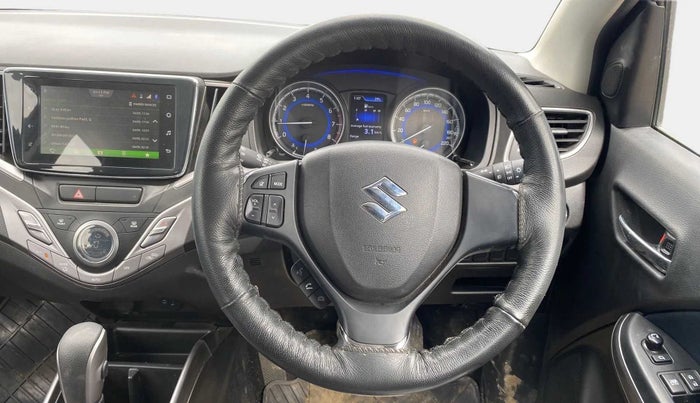 2021 Maruti Baleno ZETA CVT PETROL 1.2, Petrol, Automatic, 9,869 km, Steering Wheel Close Up