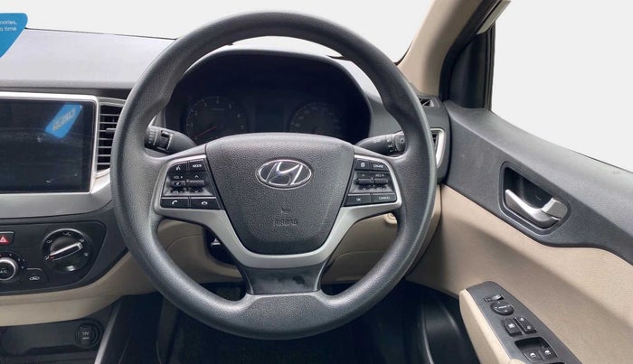 2019 Hyundai Verna 1.4 E PETROL, Petrol, Manual, 48,964 km, Steering Wheel Close Up