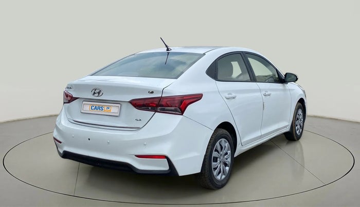 2019 Hyundai Verna 1.4 E PETROL, Petrol, Manual, 48,964 km, Right Back Diagonal
