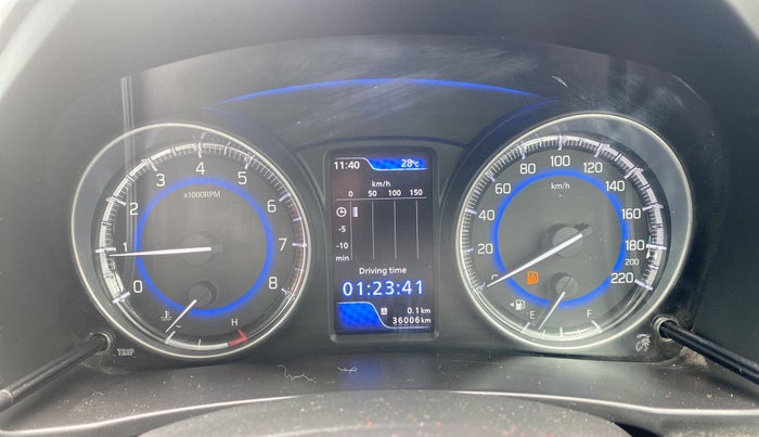 2017 Maruti Baleno ZETA PETROL 1.2, Petrol, Manual, 36,093 km, Odometer Image