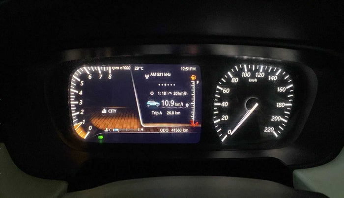 2021 Tata PUNCH CREATIVE  1.2 RTN DUAL TONE, Petrol, Manual, 41,791 km, Odometer Image