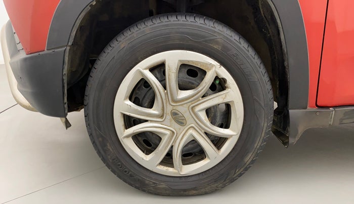 2016 Mahindra Kuv100 K4 6 STR, Petrol, Manual, 80,036 km, Left Front Wheel