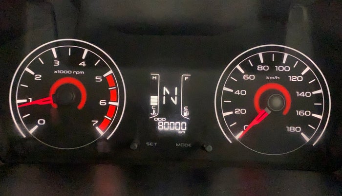 2016 Mahindra Kuv100 K4 6 STR, Petrol, Manual, 80,036 km, Odometer Image