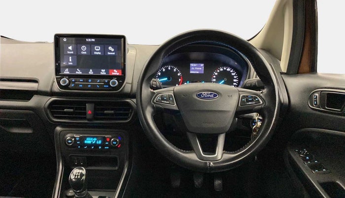 2019 Ford Ecosport TREND 1.5L PETROL, CNG, Manual, 26,103 km, Steering Wheel Close Up