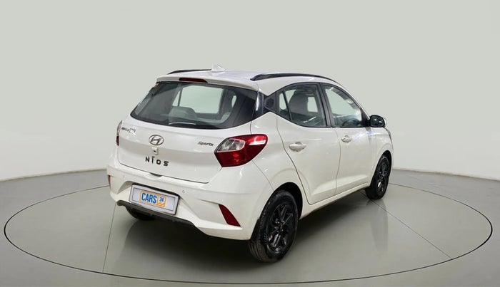 2022 Hyundai GRAND I10 NIOS SPORTZ 1.2 KAPPA VTVT, Petrol, Manual, 1,882 km, Right Back Diagonal