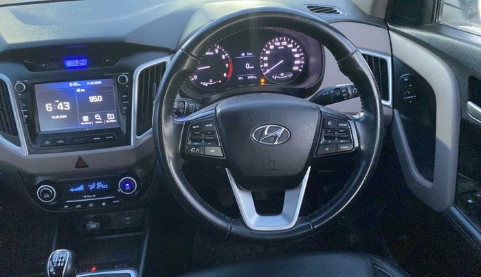 2018 Hyundai Creta SX (O) 1.6 PETROL, Petrol, Manual, 38,274 km, Steering Wheel Close Up