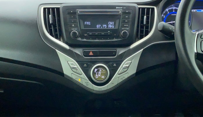 2017 Maruti Baleno ZETA 1.2 K12, Petrol, Manual, 33,112 km, Air Conditioner